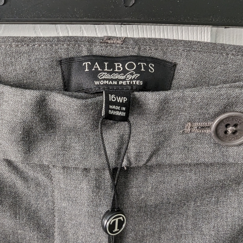 NWT Talbots Heritage Dress Pants Size 16WP - Picture 3 of 3